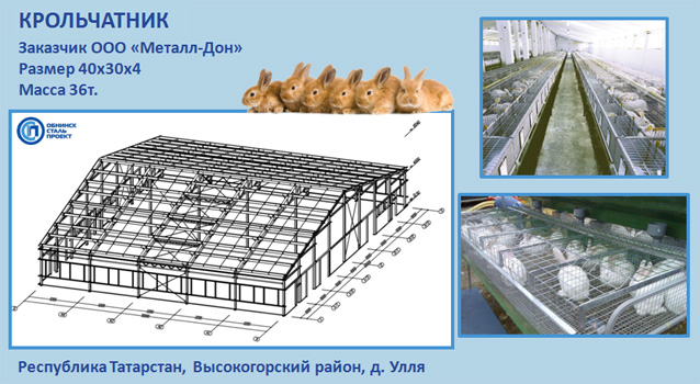 Проект фермы по разведению кроликов